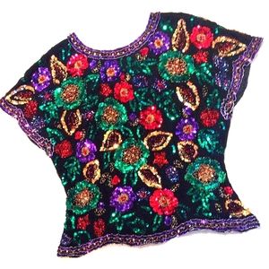 Vintage Sequin Top